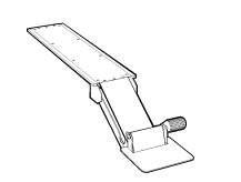 Humanscale sit-saddle-stand keyboard mechanism